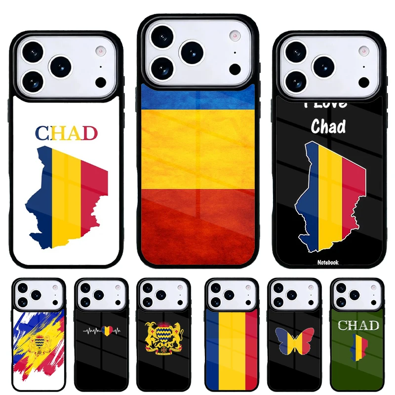 Funda para iPhone con Bandera de Chad – Carcasa Trasera