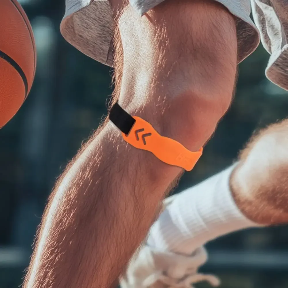 Rodilleras ajustables para tendón de rótula, protección fija, correa Flexible para rodilla de rótula, banda de soporte deportiva de silicona para rodilla - imagen 3