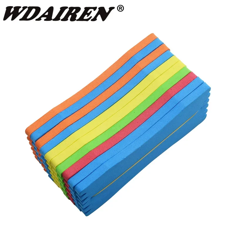 10 unids/lote, placa de sedal de pesca de espuma EVA, tablero de línea de bobinado de pesca, 12cm/5cm, señuelo de carpa, alambre de rastreo, aparejos de pesca giratorios líder - imagen 3