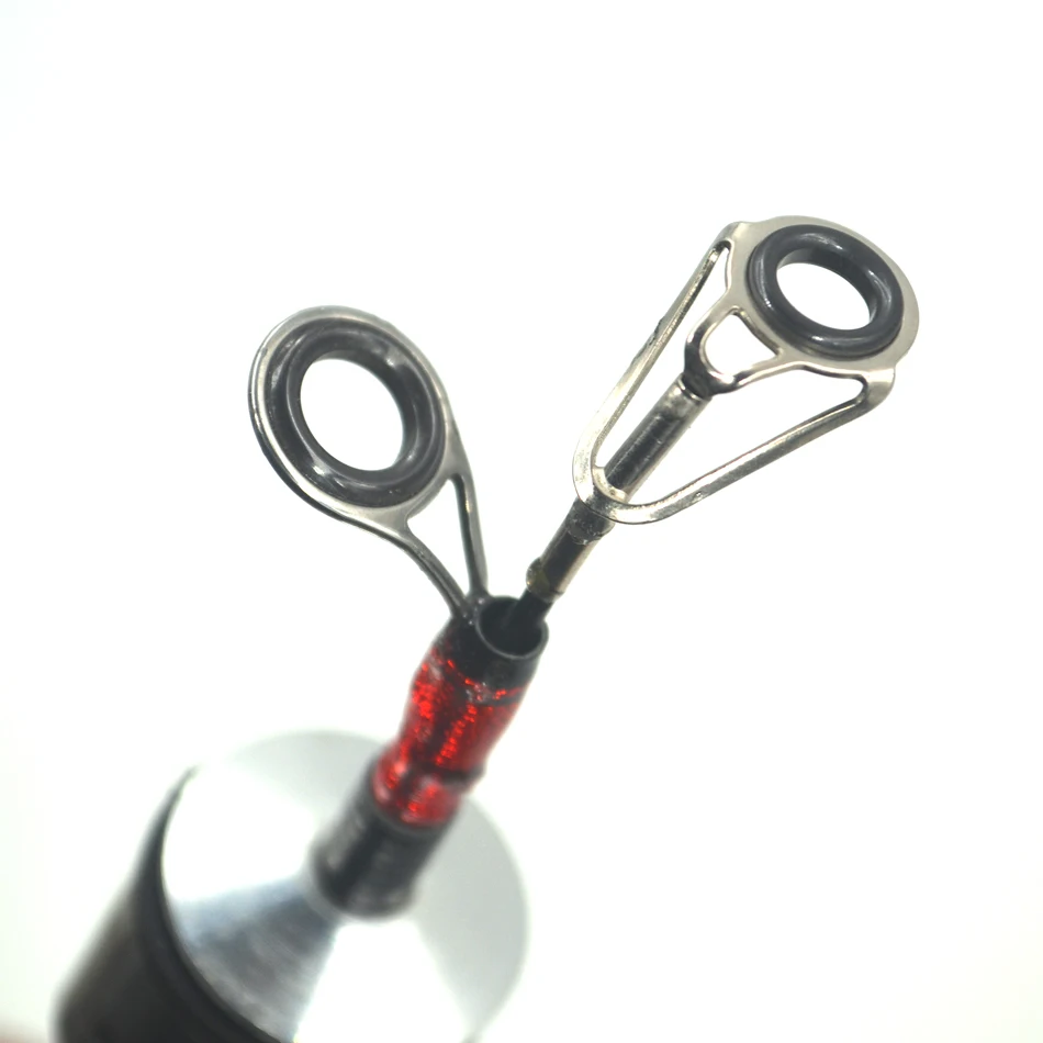 MNFT-Mini caña de pescar telescópica de hielo, fibra de carbono para Río portátil de caña de pescar, camarón, carpa, aparejos de Pesca de invierno, 60cm - imagen 4