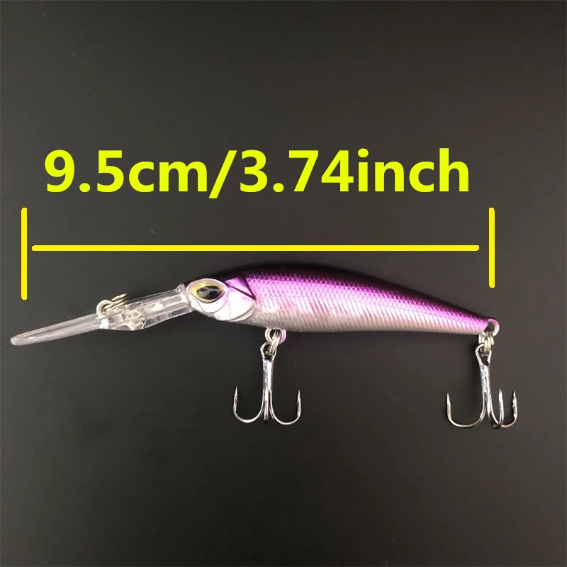 8060 9,5 cm6g1PCS LURETV Japón DUO mismo estilo REALIS SHAD 62DR Suspensión Mino multicolor Original Bass - imagen 5