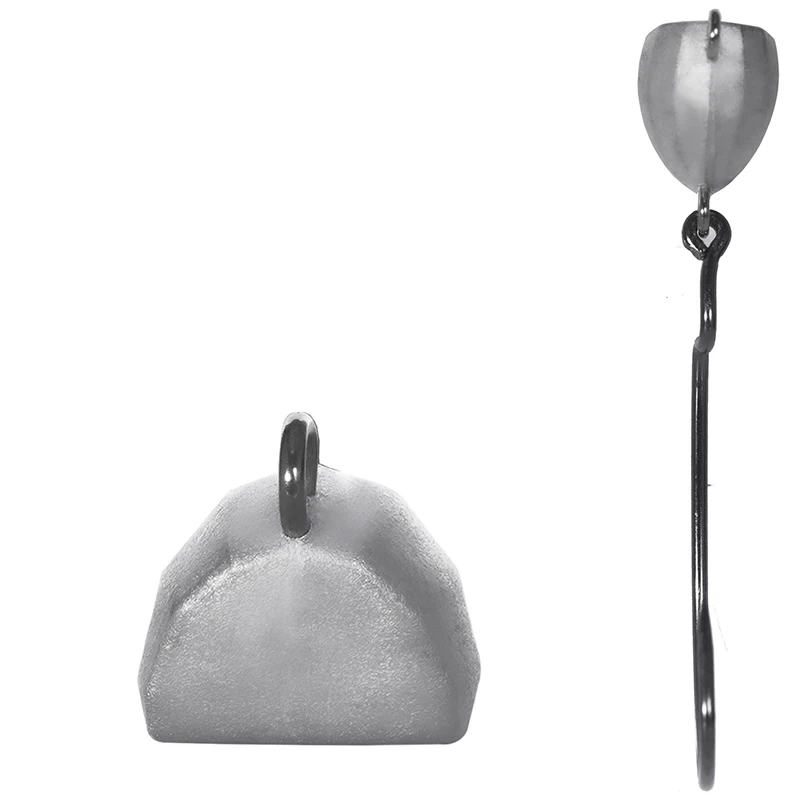 Anzuelo de pesca de acero con alto contenido de carbono, nuevo anzuelo con cabeza plomada, obstáculos cruzados, gusano Offset, señuelo, 5 piezas, 3,5g, 5g, 7g, 10g, 13,5g, 19g - imagen 5