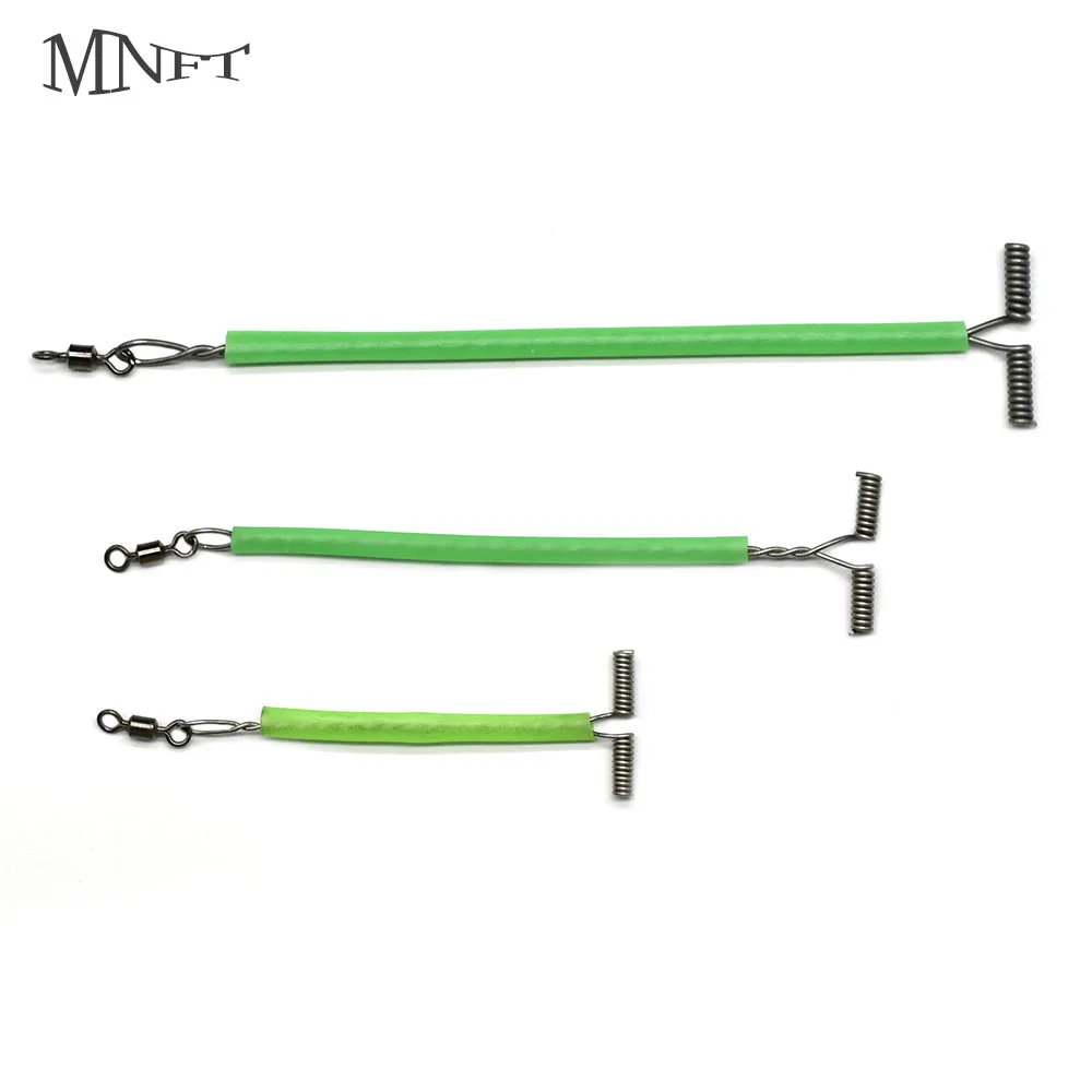 MNFT Conector Giratorio Fluorescente T 3 Vías Líder Acero Pesca - imagen 2