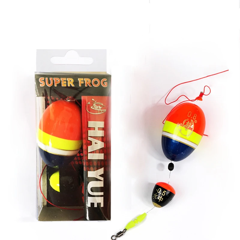 1 Juego de flotador de pesca ABS a-po, boya dura Bobber, aparejos de pesca, tamaño 0,5/1,0/1,5/2,0, pesca en el mar, pesca en roca oceánica - imagen 3