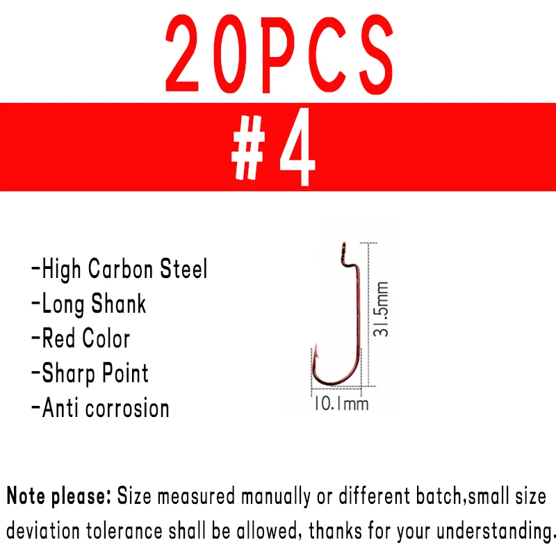 20pcs size 4