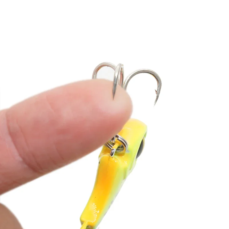 OUTKIT, recién llegado, Mini VIB de Metal con cuchara, señuelo de pesca de 5-20g, señuelos de hielo de invierno, aparejos de pesca, Spinner de vibración Crankbait - imagen 4