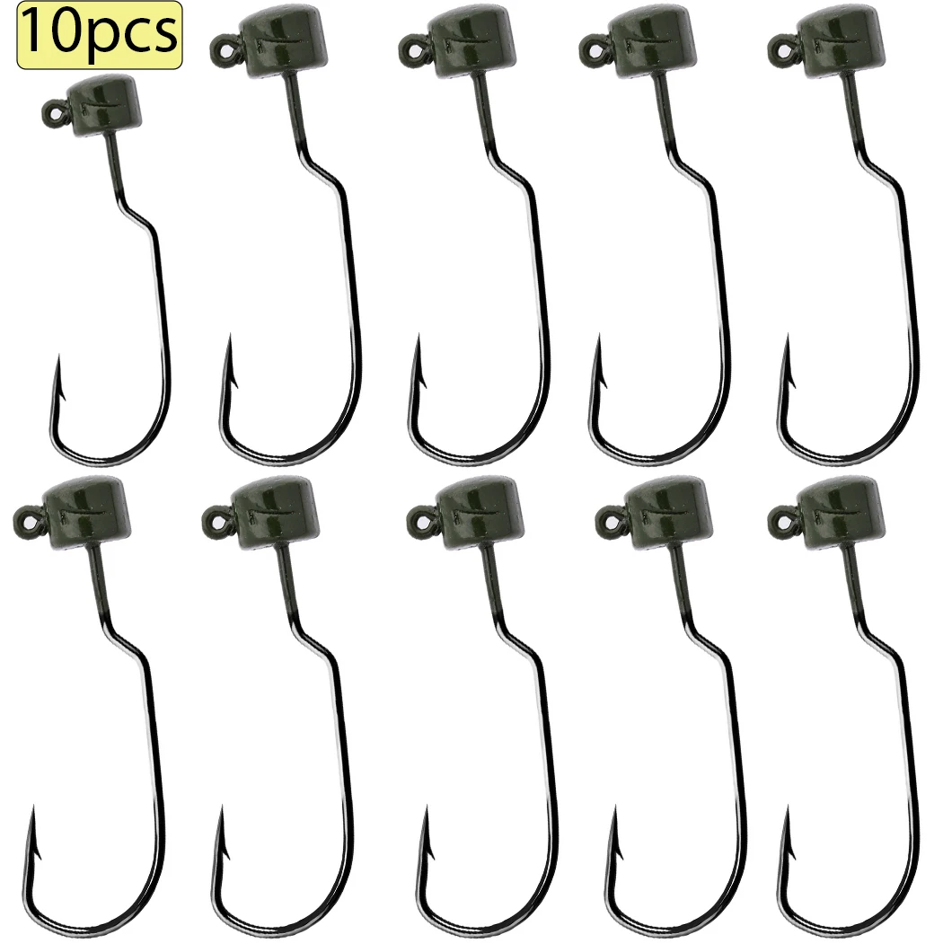 Anzuelos Jig Head con púas – Aparejo Ned para señuelos vinilo - imagen 4