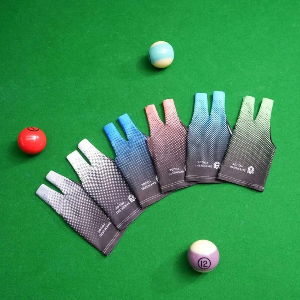 Guante de billar elástico antideslizante, transpirable, para entrenamiento de billar, resistente al desgaste, 1 ud. - imagen 2