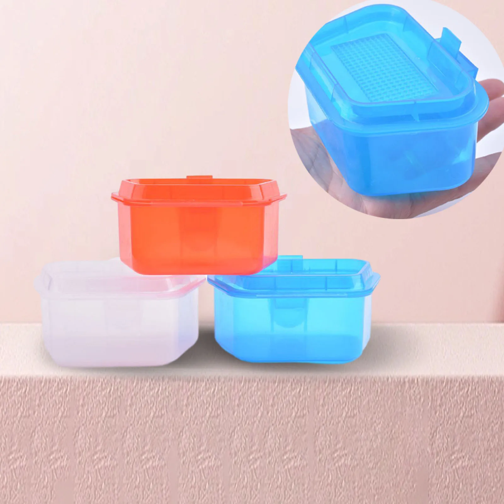 Cajas transparentes para señuelos y gusanos rojos, antiimpacto - imagen 5