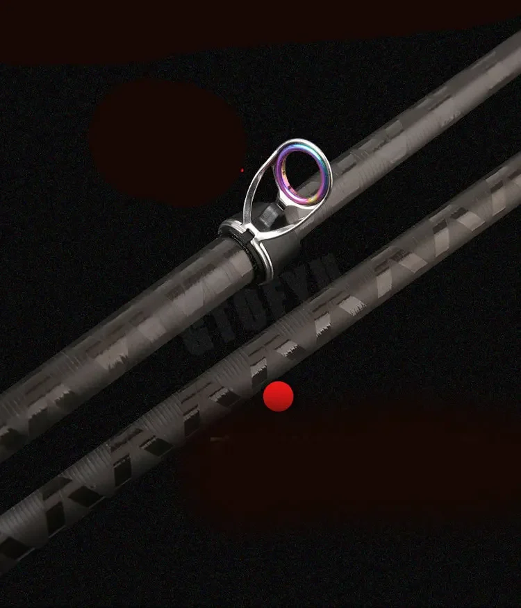 Explore el diseño elegante de esta caña de pescar perfecta para precisión y aventura