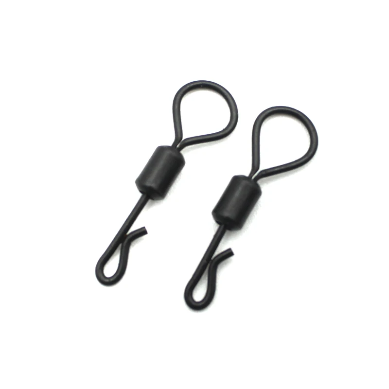Aparejos de pesca de carpa giratorios de cambio rápido de ojo grande, aparejos de pelo Chod, línea de carpa, cebo para carpa, accesorios de pesca, equipo, 20 piezas - imagen 3