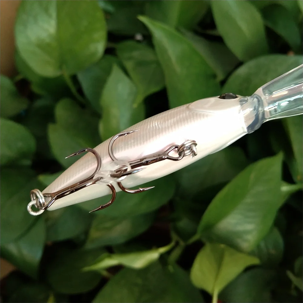 TSURINOYA 4 Uds 57mm 8,3g suspendir Minnow SHAD señuelo de pesca EXPLORERS 2-4m cebos duros artificiales de fundición larga lubina Jerkbait - imagen 5