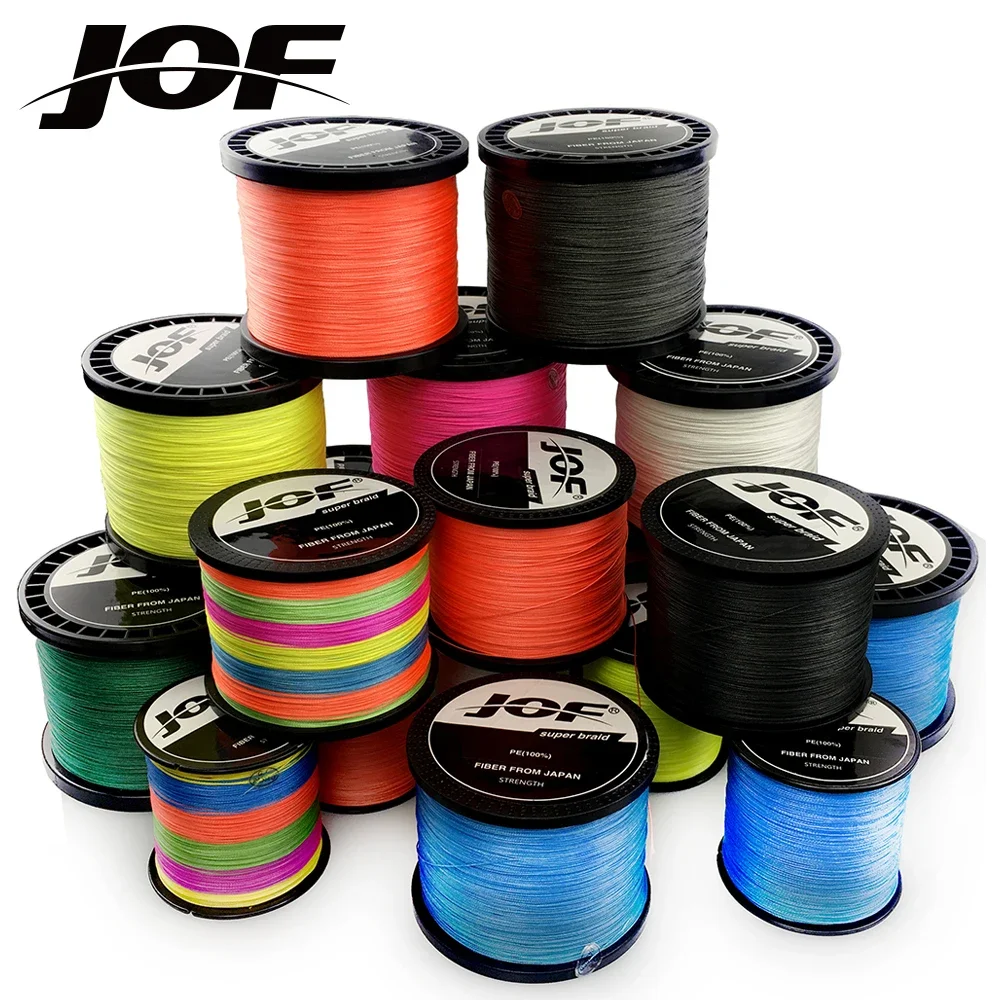 JOF-sedal de pesca trenzado X8 de 100-1000 metros, multifilamento japonés, tejido multicolor, Extreme 18-78lb, superfuerte - imagen 3