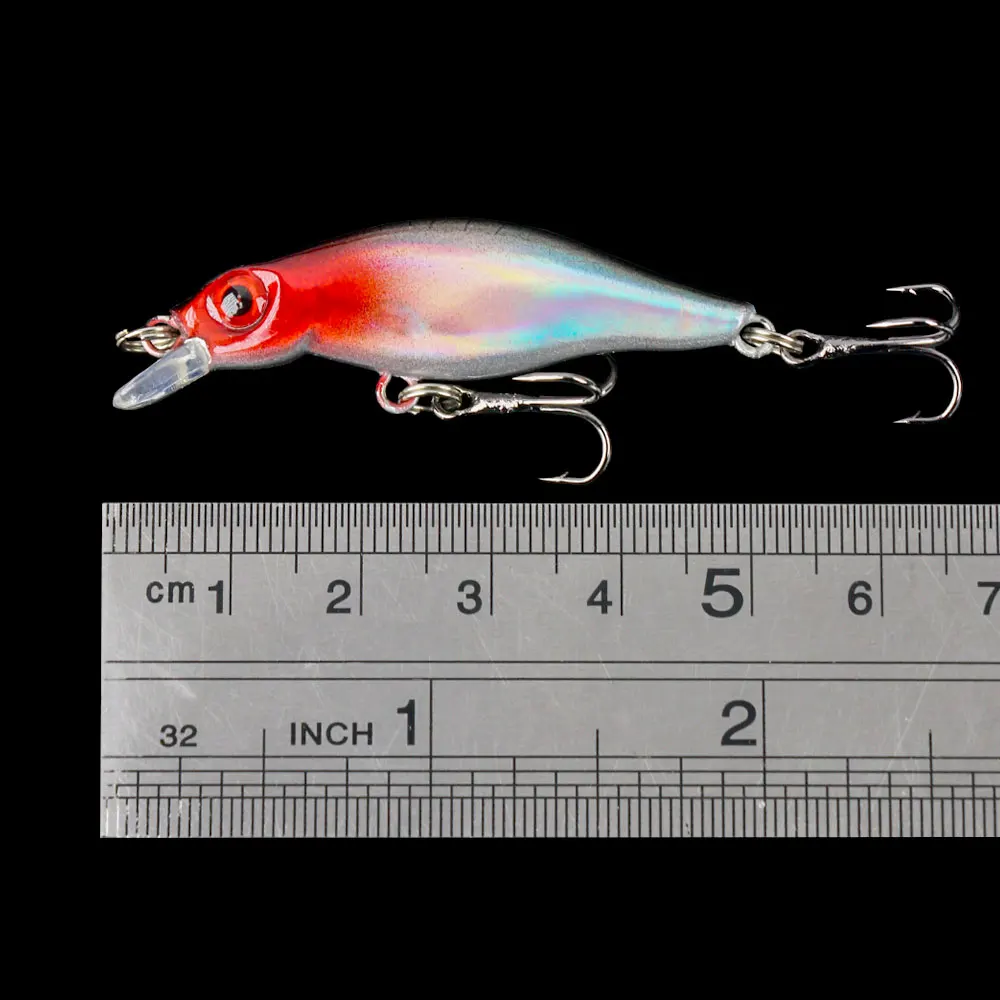 Nuevo 1 Uds 5cm 2,7g Wobbler mini señuelo de pesca manivela cebo Minnow Bass Trolling cebo Artificial carpa señuelos pesca - imagen 2