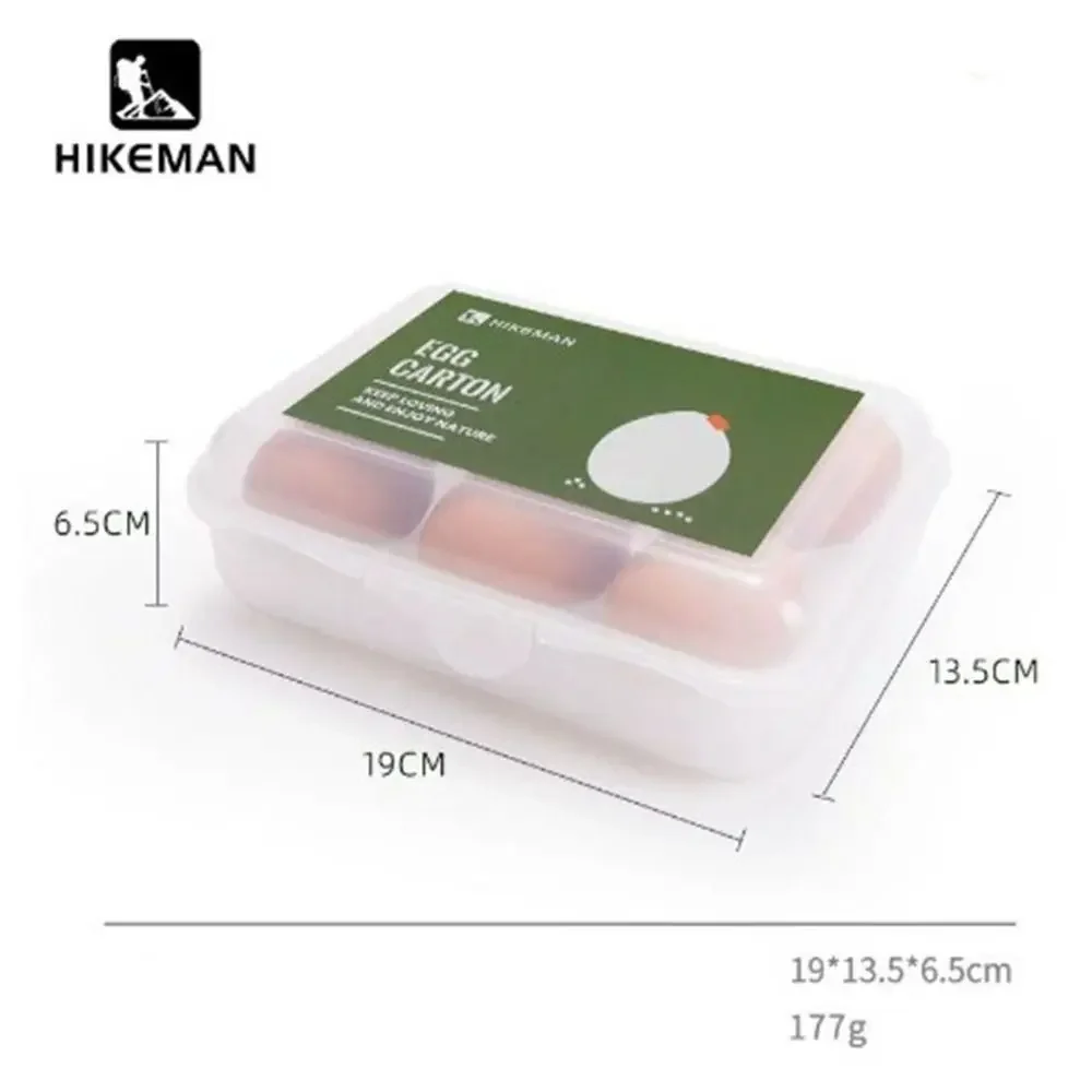 Nuevo puede contener 6 huevos, Mini soporte para huevos con mango fijo, caja de almacenamiento de huevos de plástico, porta huevos para acampar, caja de herramientas para exteriores - imagen 5