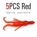 5pcs  Red