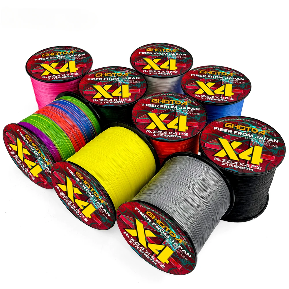 Cables X12 X8 X4 300M - 500M líneas de pesca trenzadas 4/8/12 hebras multifilamento línea de PE de agua salada 10 20 30 40 50 60 80 120LB - imagen 4