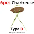 6 piezas de Chartreuse D