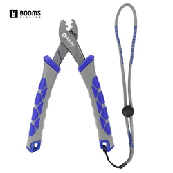 Alicates de prensado Booms Fishing XW41 – Acero al carbono y mango antideslizante