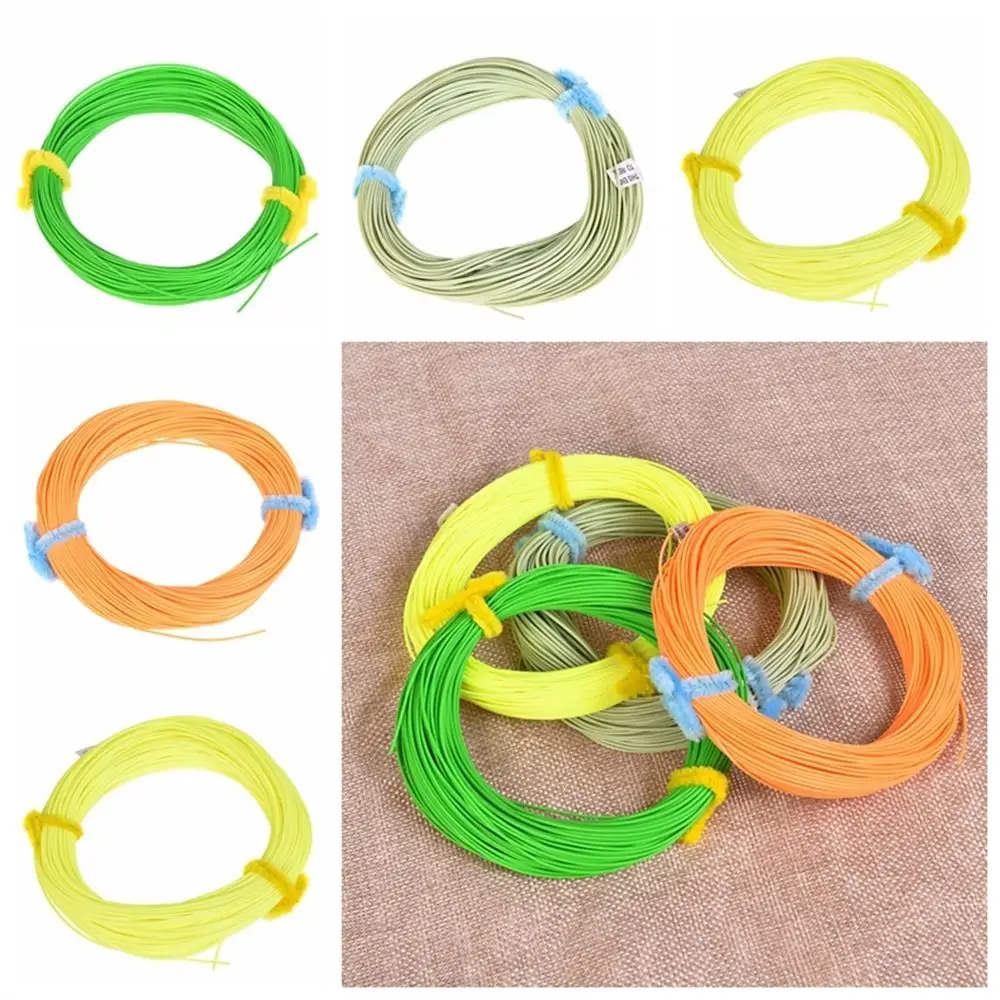 Sedal de pesca con mosca WF3FWF8F, hilo de pescar con bucle soldado hacia adelante flotante, 4 colores, aparejos de pesca con peso frontal Fluo, 100 pies - imagen 3