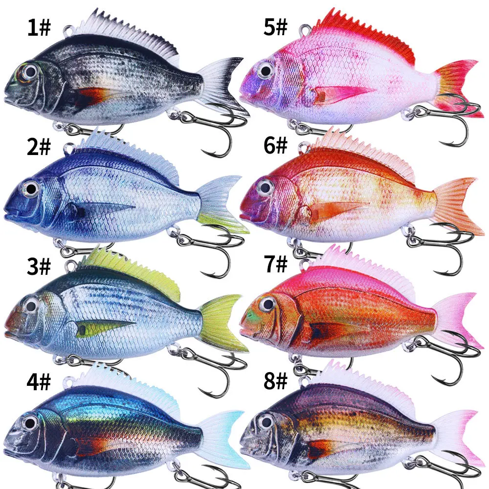 Señuelos VIB vibratorios hundidos para lubina – Diseño realista 6-9cm - imagen 2