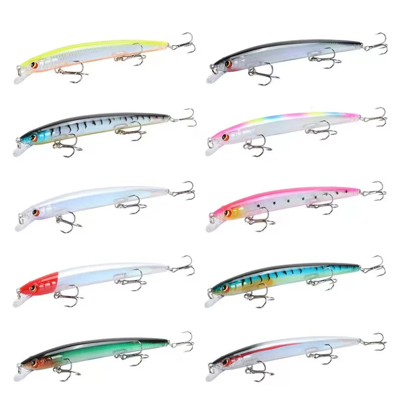 Señuelo flotante pececillo – Crankbait duro para curricán de lucio - imagen 3