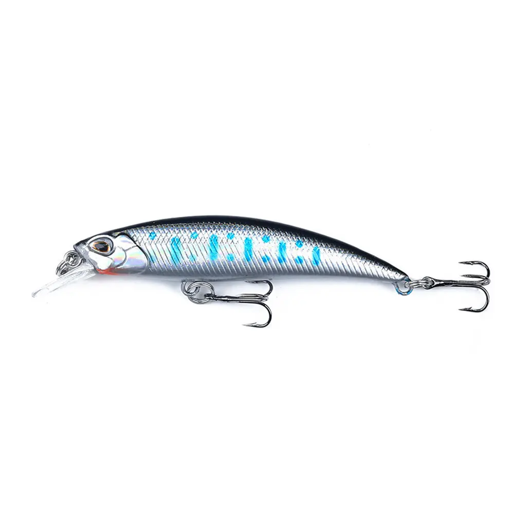 Señuelos de Pesca Newup Minnow Wobblers cebos artificiales duros 80MM-9G Señuelos de Pesca de carpa hundidos de fundición larga para aparejos de Pesca lubina - imagen 3