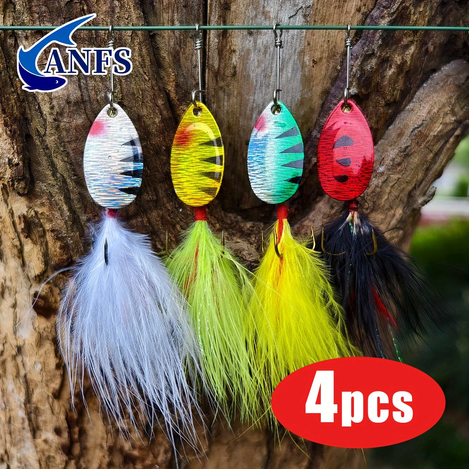 Spinner ANFS colores vivos para pesca