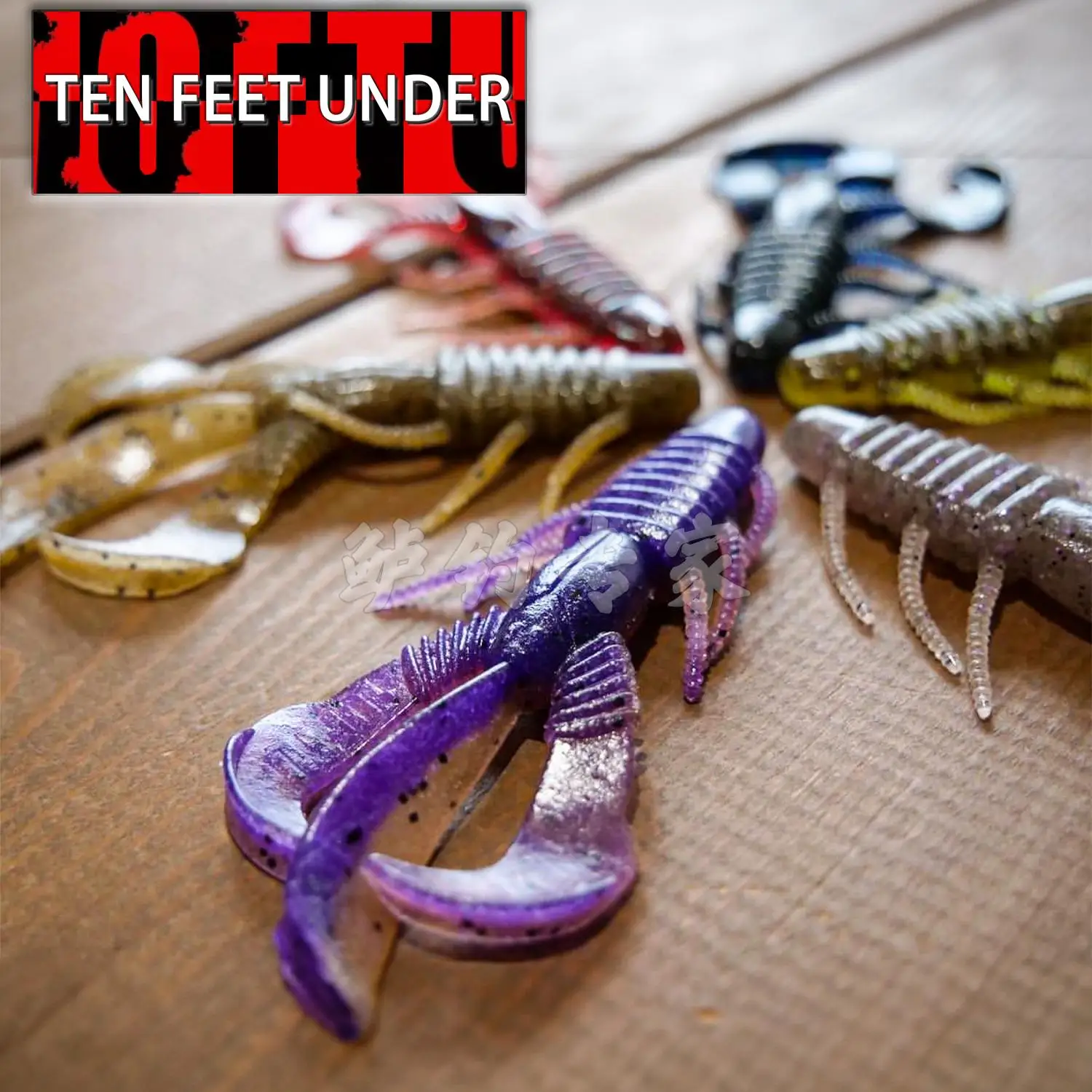 10FTU Japón importó Stoll Craw/SW versión de bajo sal de 3,5 pulgadas, versión de alto sal camarones de tres patas grupo de pesca Texas - imagen 4