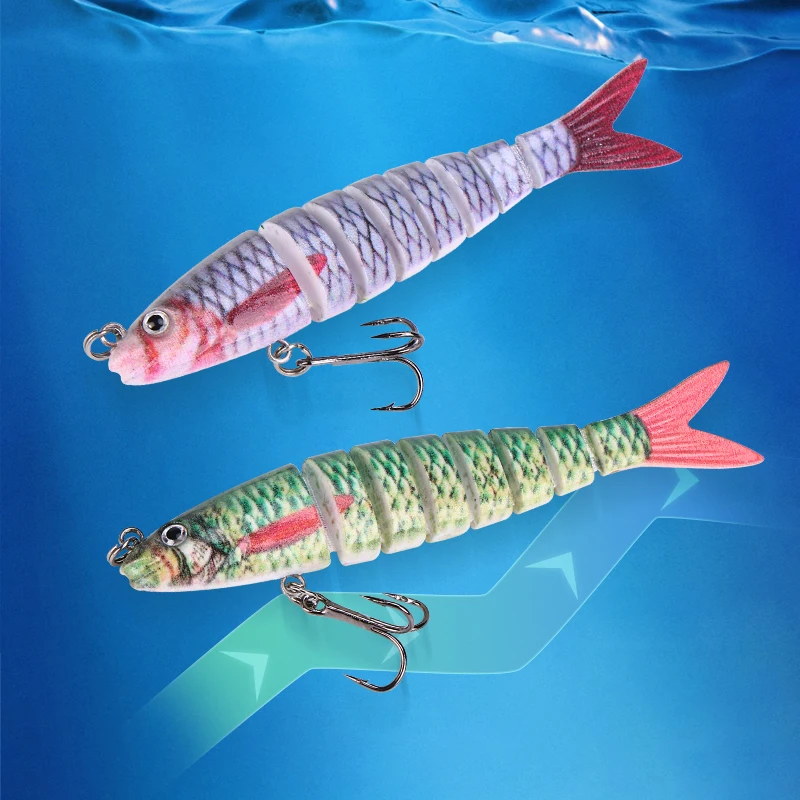 WEIHE Señuelo duro multisección 10cm – Cebo artificial para spinning - imagen 4
