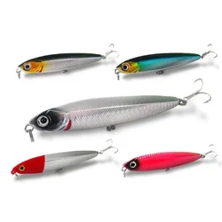 Nuevo señuelo tipo lápiz 10g14g18g 75mm 95mm Minnow Señuelos de pesca cebo duro alta calidad luz vibratoria Jigging Japón aparejos de pesca