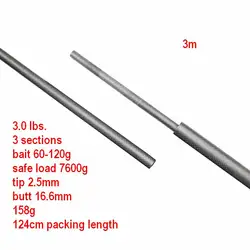 Blank SC300 Carbono 1K – Caña 3 secciones 3m