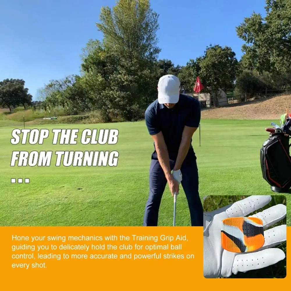 Nuevo entrenador de agarre de Golf con agarre en T, antideslizante, presión de agarre reducida, almohadilla de agarre para palos de Golf, pegatina de agarre de Golf, accesorios de Golf