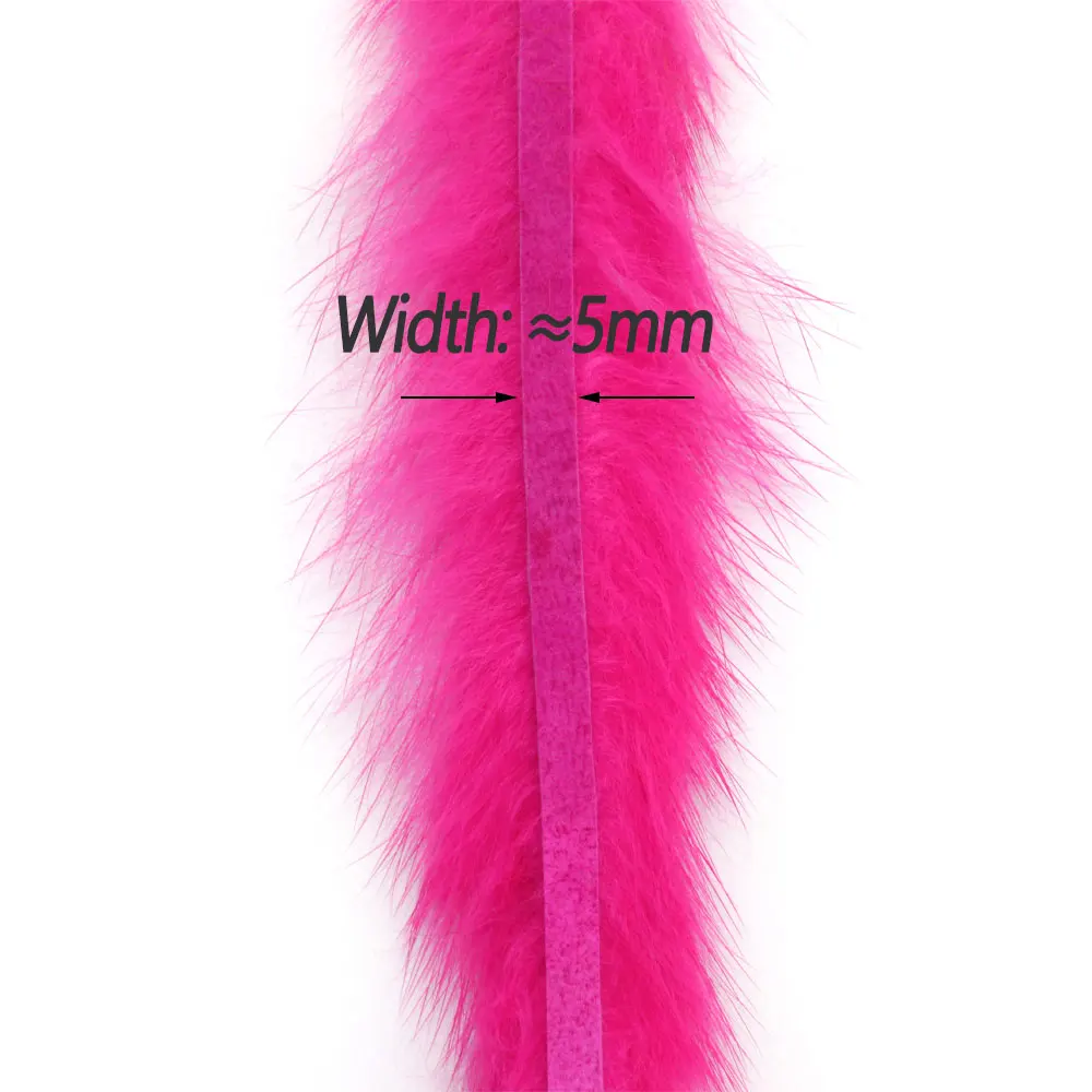 Bimoo, 2 uds., 5mm de ancho, corte recto, piel de conejo, tiras Zonker de liebre, Material de atado de moscas para Streamer, señuelos de pesca de trucha Steelhead - imagen 4