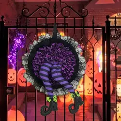 Corona Bruja Decorativa Halloween - Adorno Fiesta Entrada
