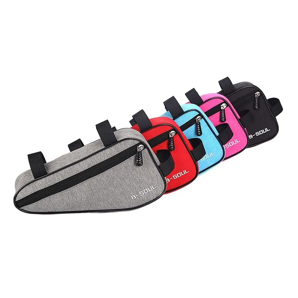 Bolsas de marco triangulares portátiles para bicicleta de montaña, bolsa triangular para SILLÍN de carretera, bolsas de tubo superior con marco portátil, bolsas de ciclismo, bolsa para bicicleta de montaña - imagen 2