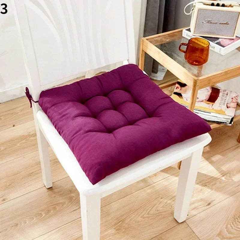 Cojín de Asiento 35x35cm con Ataduras – Silla, Oficina y Cocina - imagen 4