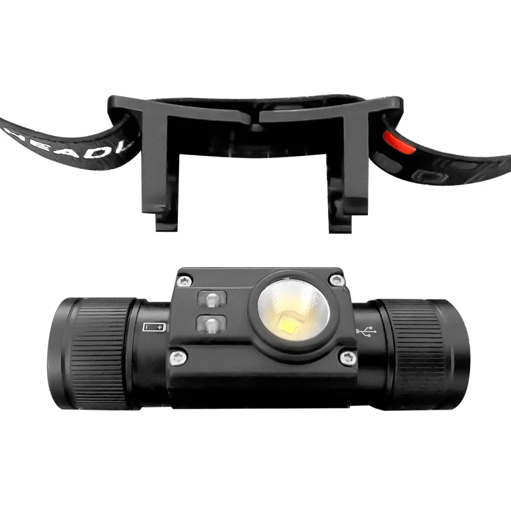 Linterna frontal LED pesca – Función memoria flash roja - imagen 2
