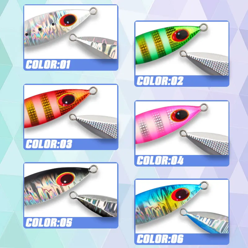 Plantilla de trabajos mágicos para Jigging lento de mar, 14g, 20g, 30g, 40g, 60g, suministros de pesca de Metal, nuevo señuelo de pesca, lubina, trucha, cebos artificiales - imagen 4