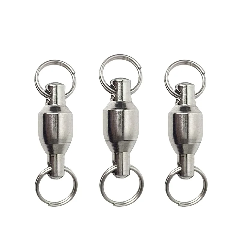 Conector giratorio pesca acero inoxidable cobre rodante