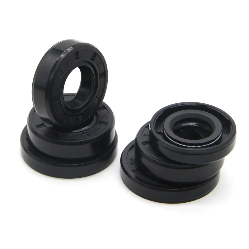 Sello de aceite del eje de goma de nitrilo, ID 12mm, TC-12 x 19/20/21/22/23/24/25/26/28/30/32/35x5/6/7/8 eje de goma de nitrilo, labio doble, 10mm - imagen 5