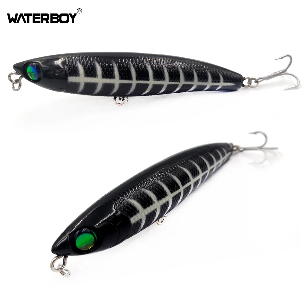 WATERBOY-señuelo de lápiz de pesca, 11cm, 20g, superficie dura flotante, Artificial, Stickbait - imagen 2