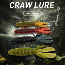 Cebo blando ESFISHING MD Craw 95mm para lubina marina