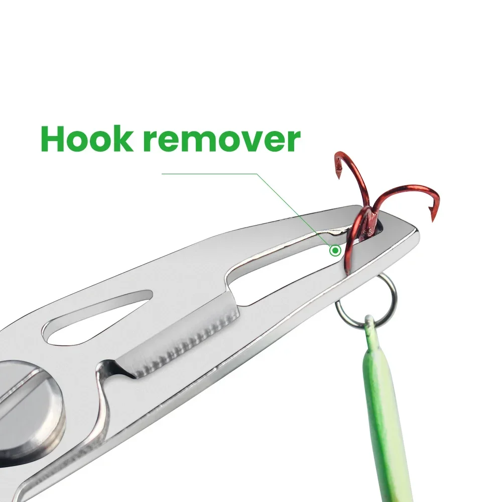 Alicates multifuncionales de boca curva para carretera, líneas de corte, desacoplamiento de anzuelos, bobinas de apertura, herramientas de pesca al aire libre - imagen 5