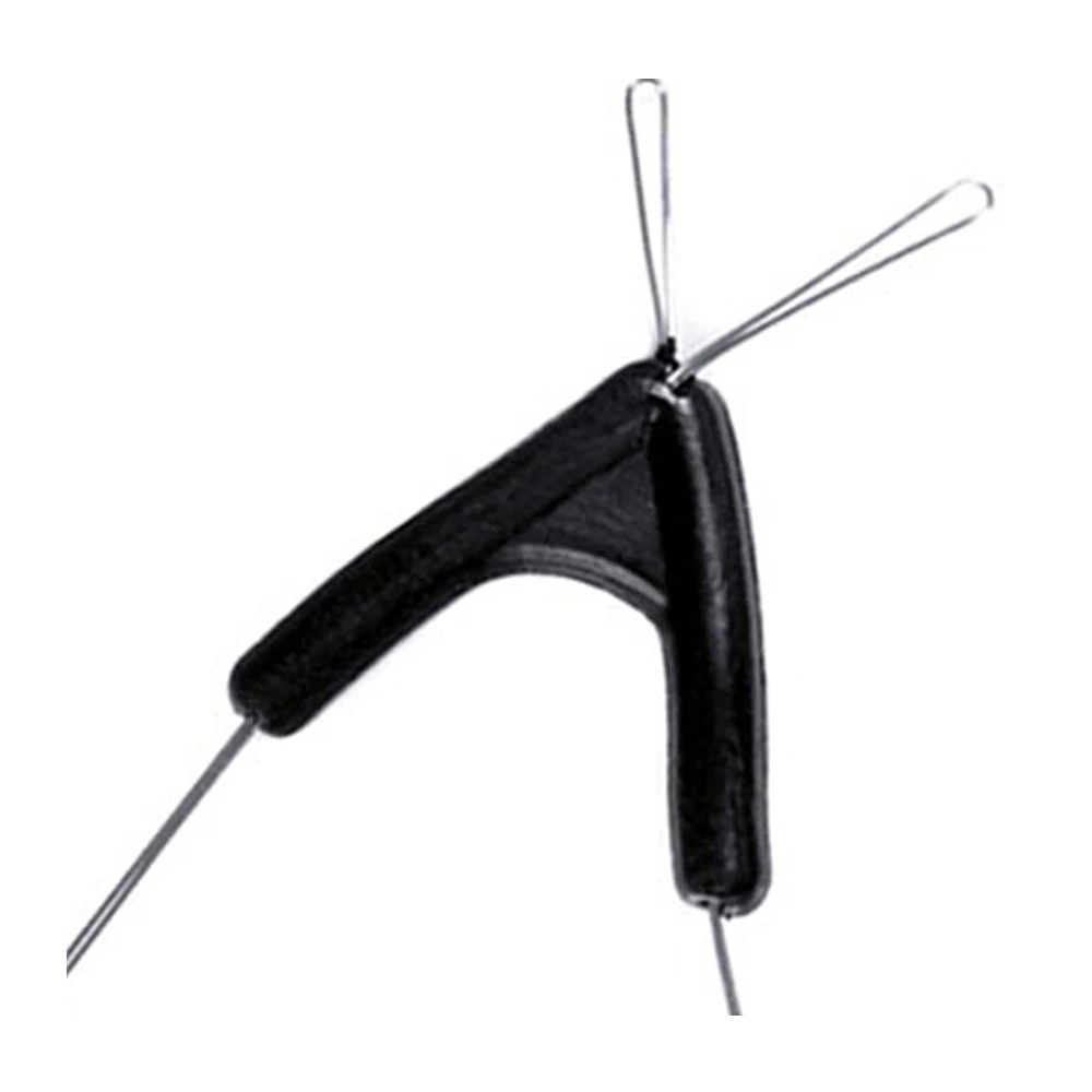 Dispositivo de Contactor de doble gancho, bifurcación espacial de ocho tipos, herramienta giratoria de línea de frijol espacial, accesorios de pesca, 50 Uds. - imagen 4