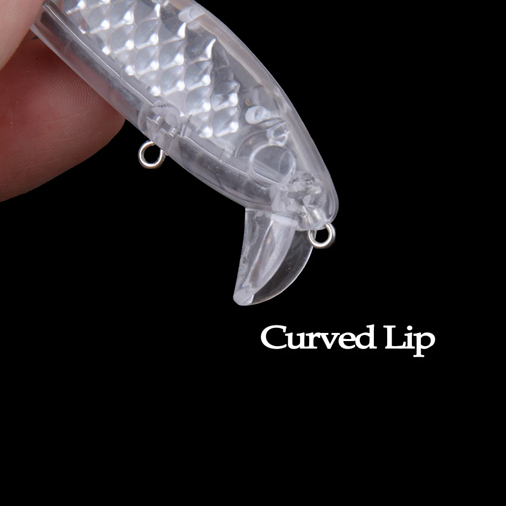 ChansHuang Señuelos de pesca sin pintar labio curvo 6,4g/11,6g - imagen 5