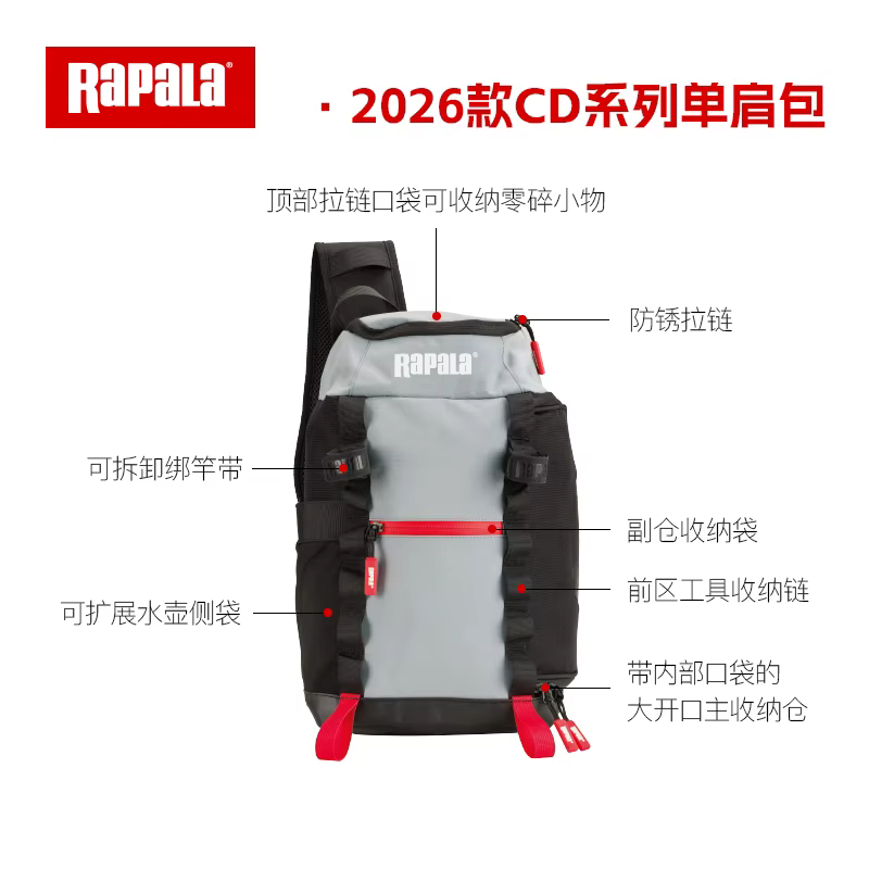 Rapala CDPRO – Bolsa de Pesca con Cintura para Señuelos - imagen 3