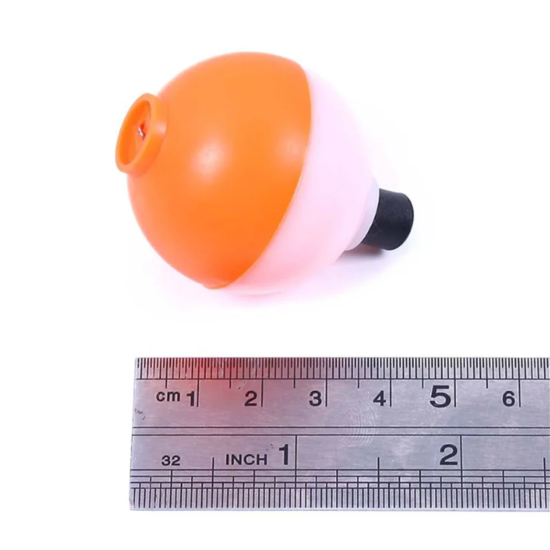 Flotador de espuma de pesca, boya de forma redonda ponderada, Bobber, indicadores de huelga de espuma EVA, anillo, flotador de bola ultrasónico, equipo de pesca esférico - imagen 4