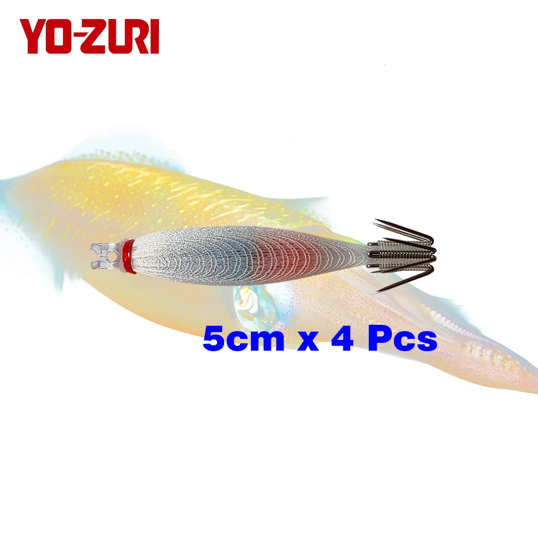 Plantilla de calamar anzuelo de calamar cebo de señuelo de calamar 3 colores Suttee 5cm 2 "Japón hundimiento UV fluorescente Keimura rojo verde 12 Uds - imagen 2