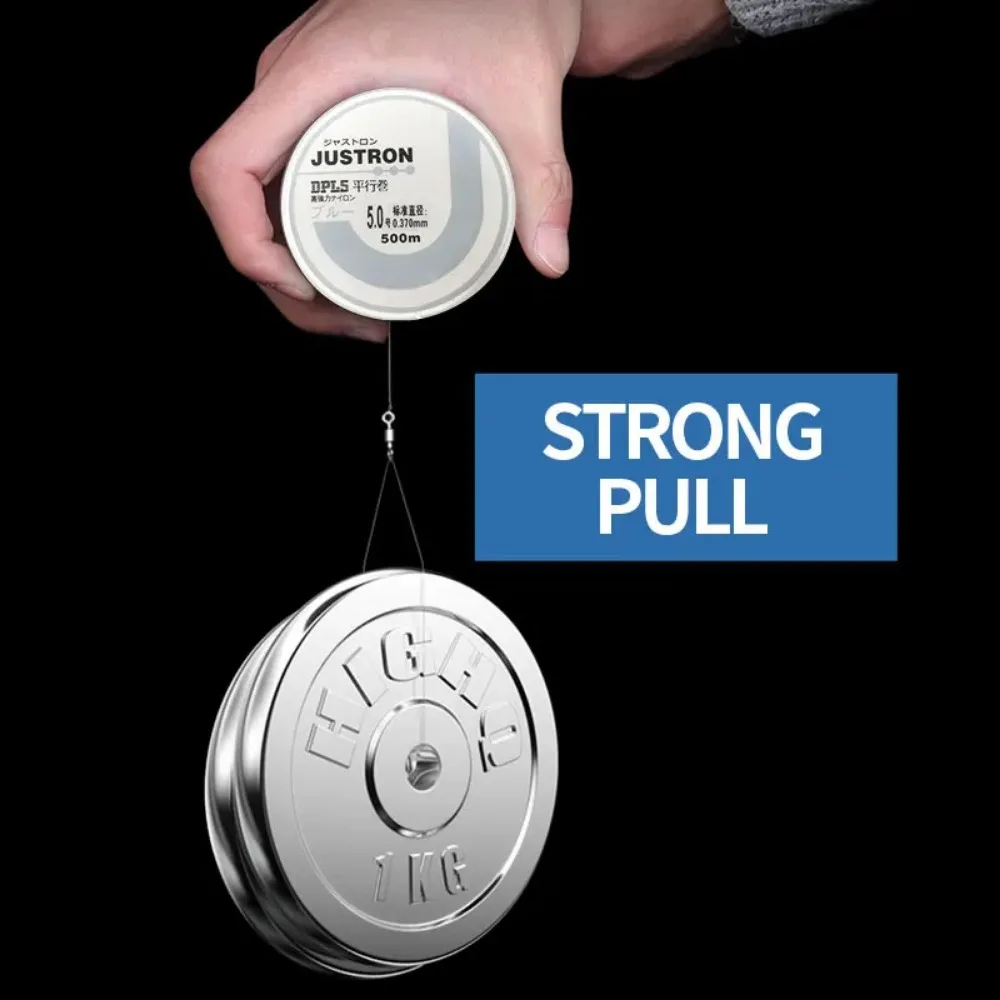 Sedal de pesca de nailon Invisible, hilo con revestimiento de fluorocarbono de 500-0,20mm, 0,60-45lb, superfuerte, 7,15 m - imagen 3